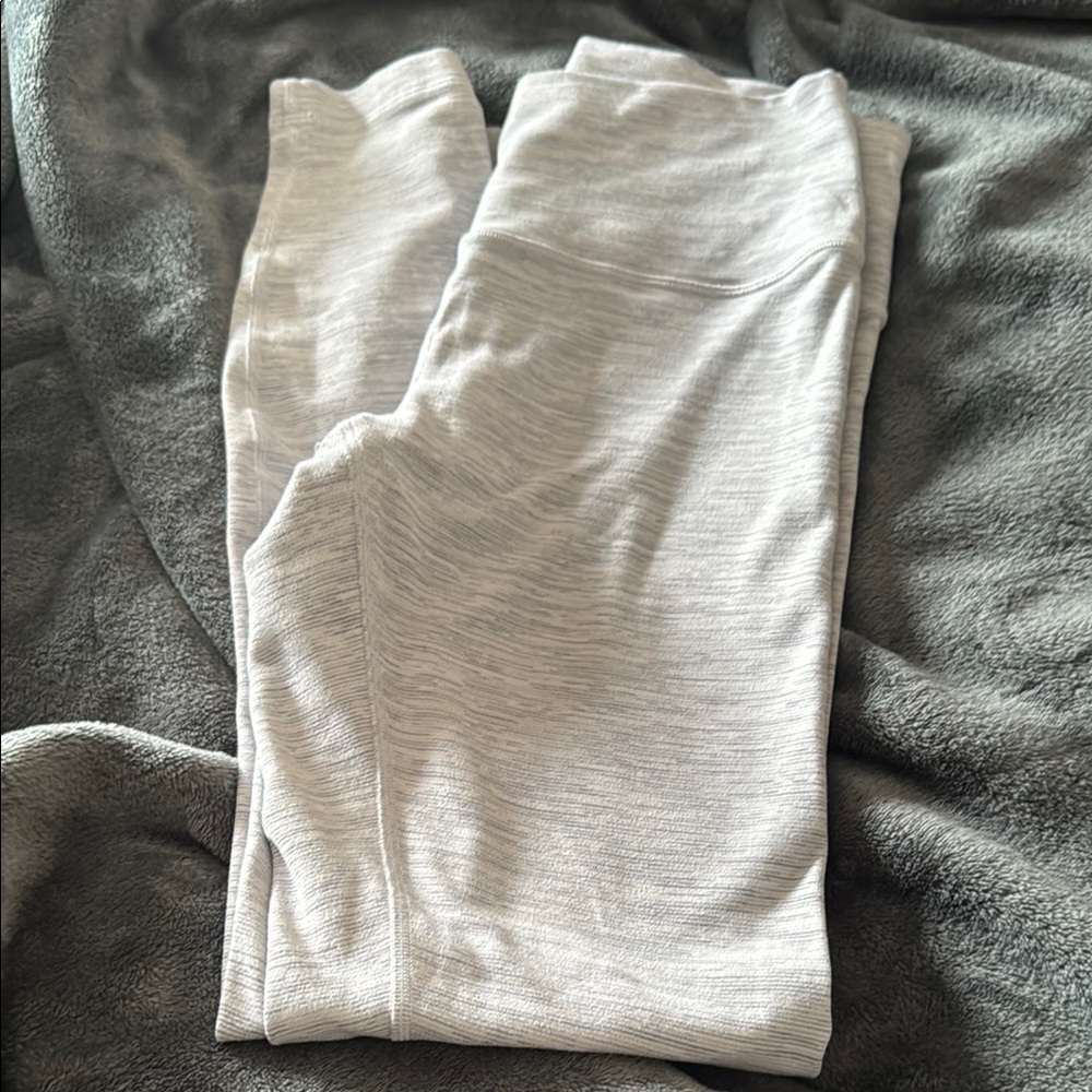 lululemon athletica Light Heathered Gray High-Rise Leggings
